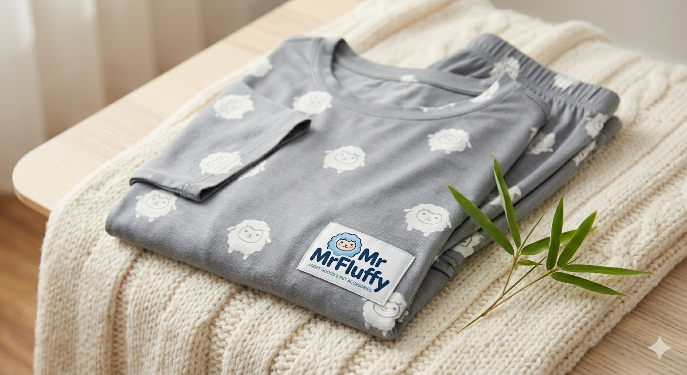 Cozy-Print Bamboo PJ Set