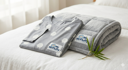 Cozy-Print Bamboo PJ Set