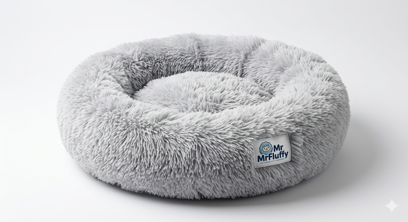 The "Cloud-Cuddle" Calming Bed